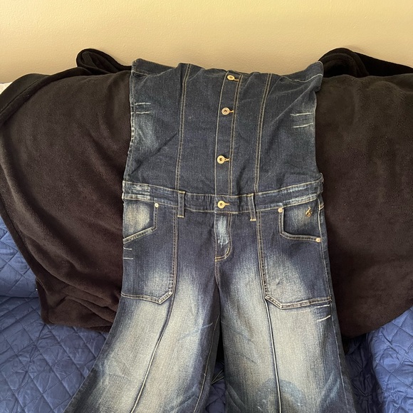 Denim Baby Phat wide leg jumper - Picture 2 of 7